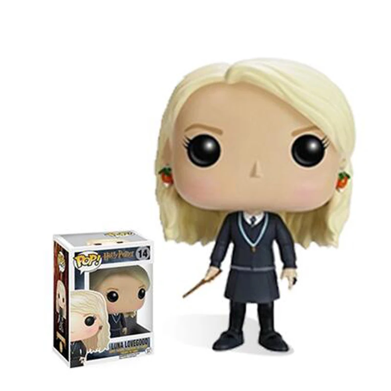 Funko Pop 14 Гарри Поттер серия Luna lovegood фигурка игрушки 10 см - Цвет: With Box