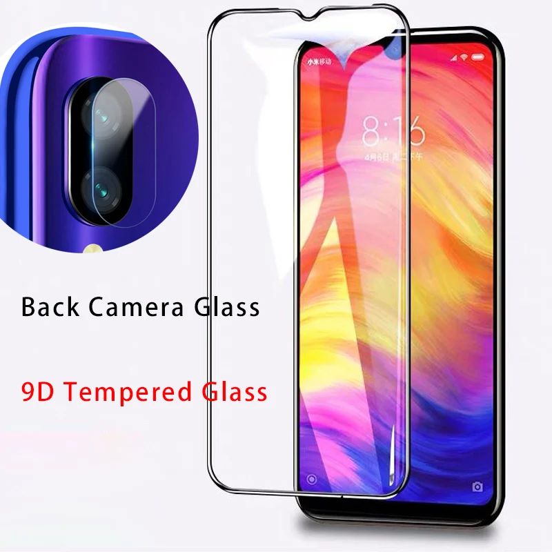 Защита экрана для камеры Redmi Note 8 Pro 9D закаленное стекло Xiaomi K20 Защитное объектива 7
