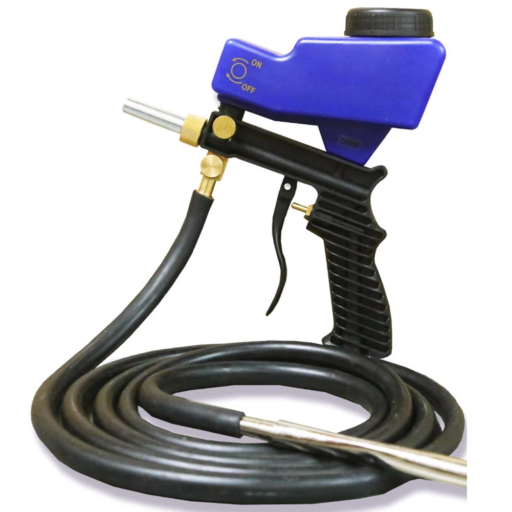 

Small Portable Sand Blaster Gravity Sandblasting Gun Pneumatic Small Sand Blasting Machine Adjustable Pneumatic Sandblasting Set