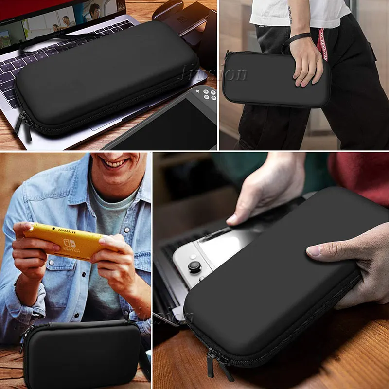 Сумка для переноски из искусственной кожи и ЭВА для nintendo Switch Lite, чехол с цветным водостойким покрытием, аксессуары для игр для nintendo Switch Mini