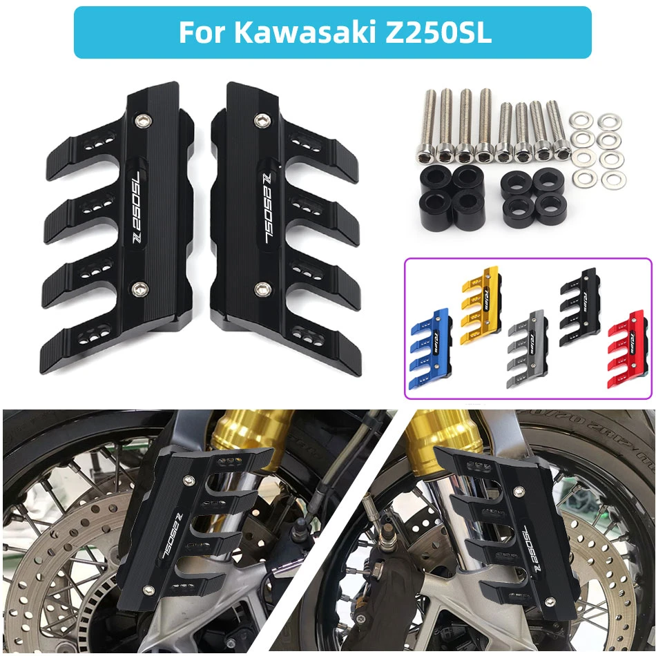 Motorcycle Front Fender Side Protection Guard CNC Aluminum Sliders For Kawasaki Z250SL Z250 SL Accessories universal|Covers & Ornamental Mouldings| - AliExpress