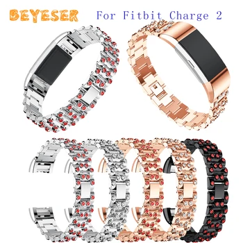 

New Alloy Watch Band For Fitbit Charge 2 Smart Watch Accessories Strap Replacement For Fitbit Charge 2 Smart Watch Wristband