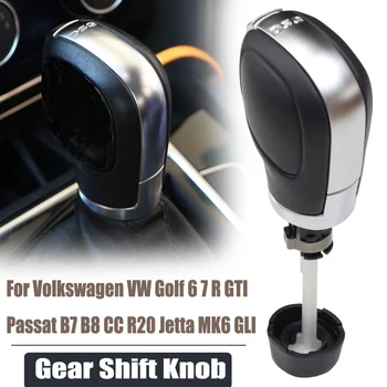 

ABS Car Gear Shift Knob Stick Lever HandBall Automatic For Volkswagen VW Golf 6 7 R GTI Passat B7 B8 CC R20 Jetta MK6 GLI