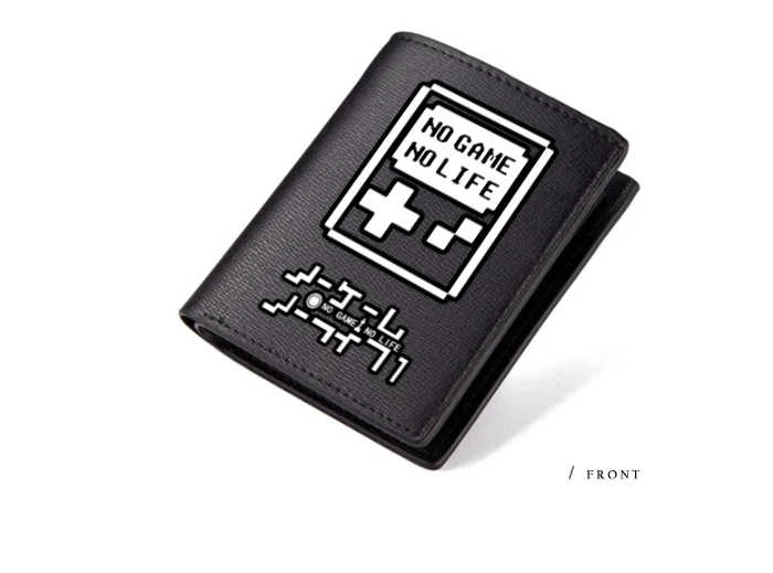 No Game No Life Wallet for Games Players Long Purse Short Carteira (3)