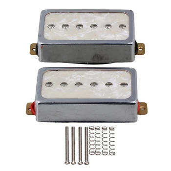 

Pearl Single Coil Bridge & Neck Pickups Set for Electric Guitar Parts