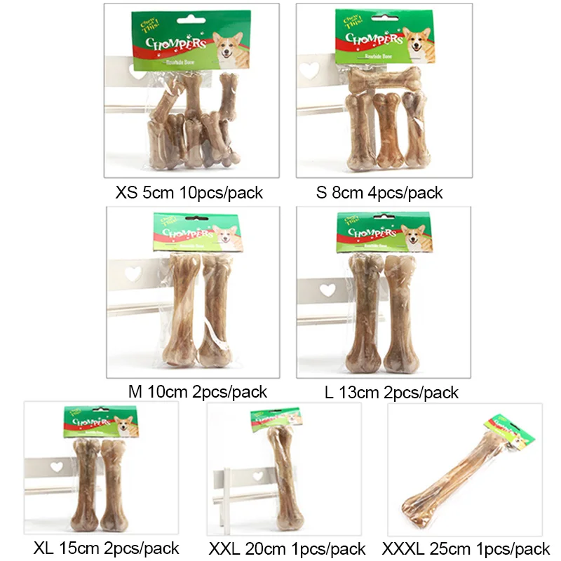 Size Товары для домашних собак, игрушки для жевания, кожа, Воловья кожа, кости, зубы, чистящие палочки, лакомства, кости для собак, аксессуары для щенков - Цвет: Size