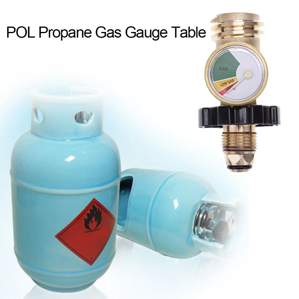 POL Propane Gas Gauge Table Universal QCC1 BBQ Pressure Valve Propane Tank Pressure Test Instrument Tools