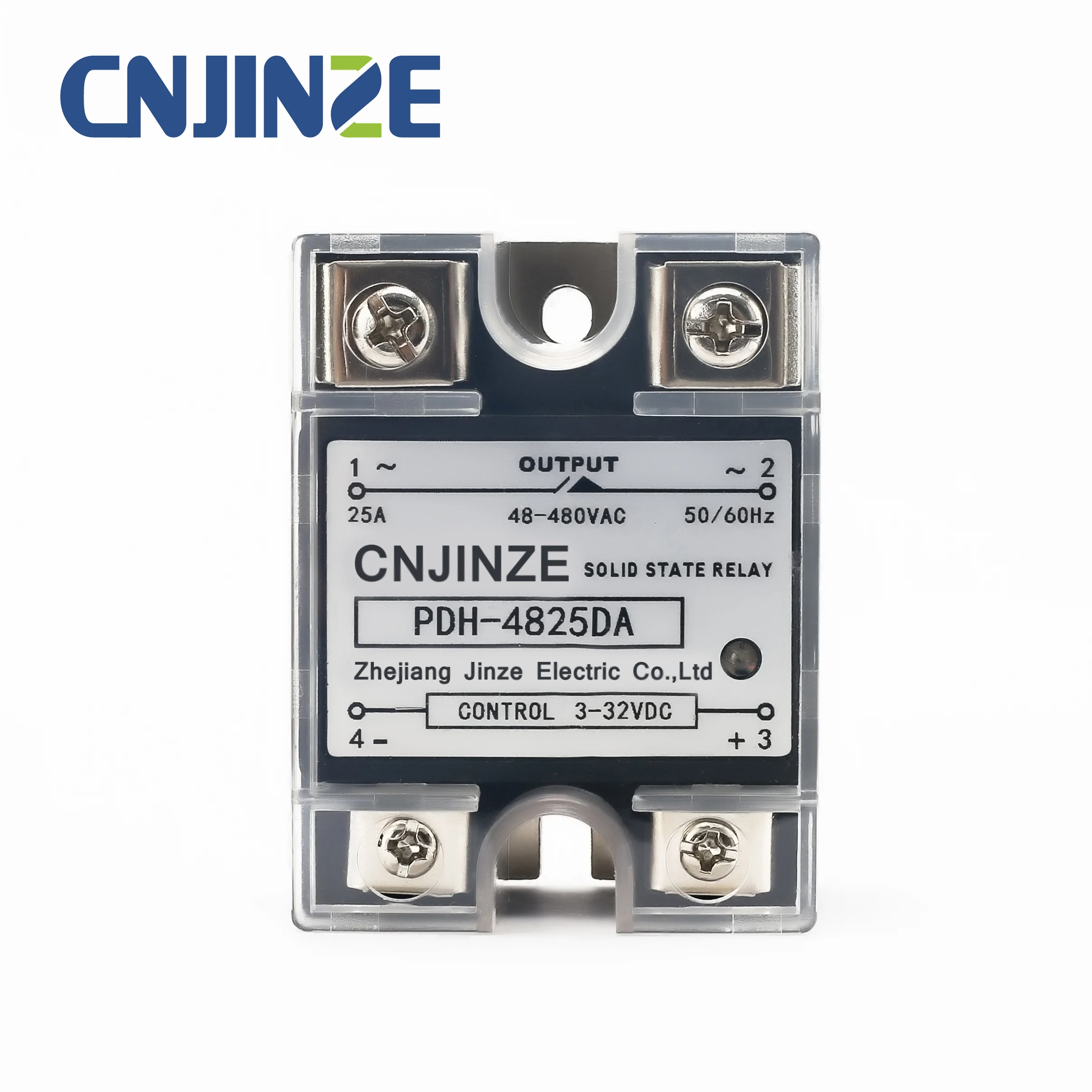 PDH 4810AA/ 10A/480V DC control AC Black shell Однофазное твердотельное реле|Реле| |