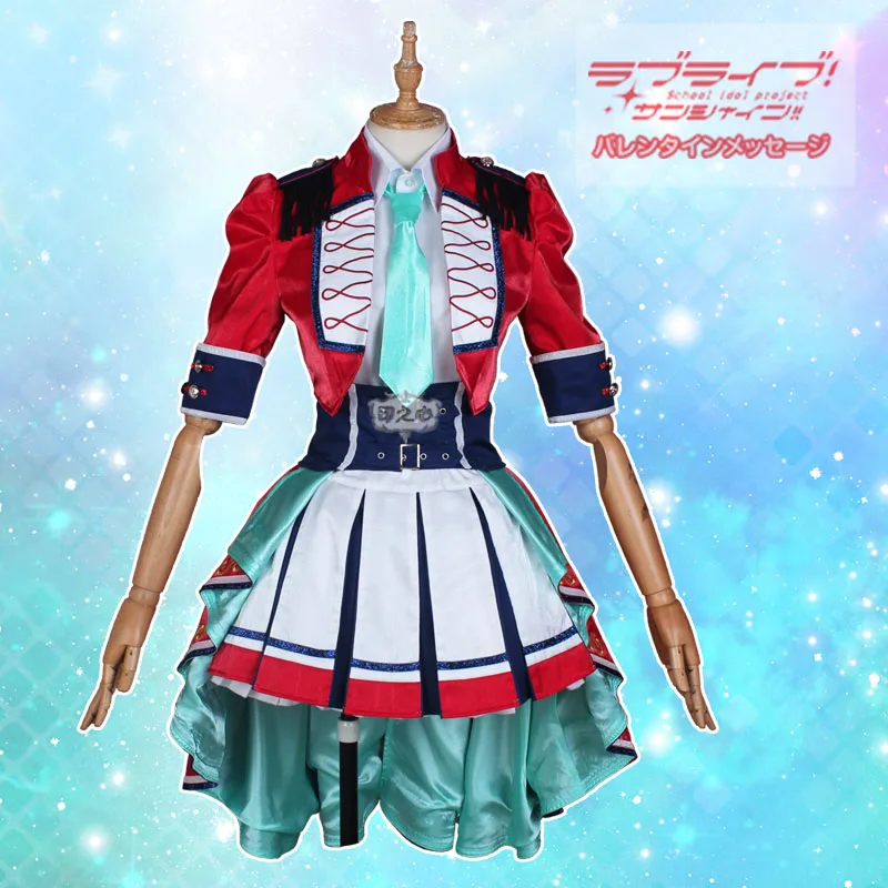 

Aqours Love Live μ's 9 годовщина воскресения концерта Косплей Костюм Униформа Koizumi Hanayo великолепное платье Хэллоуин B