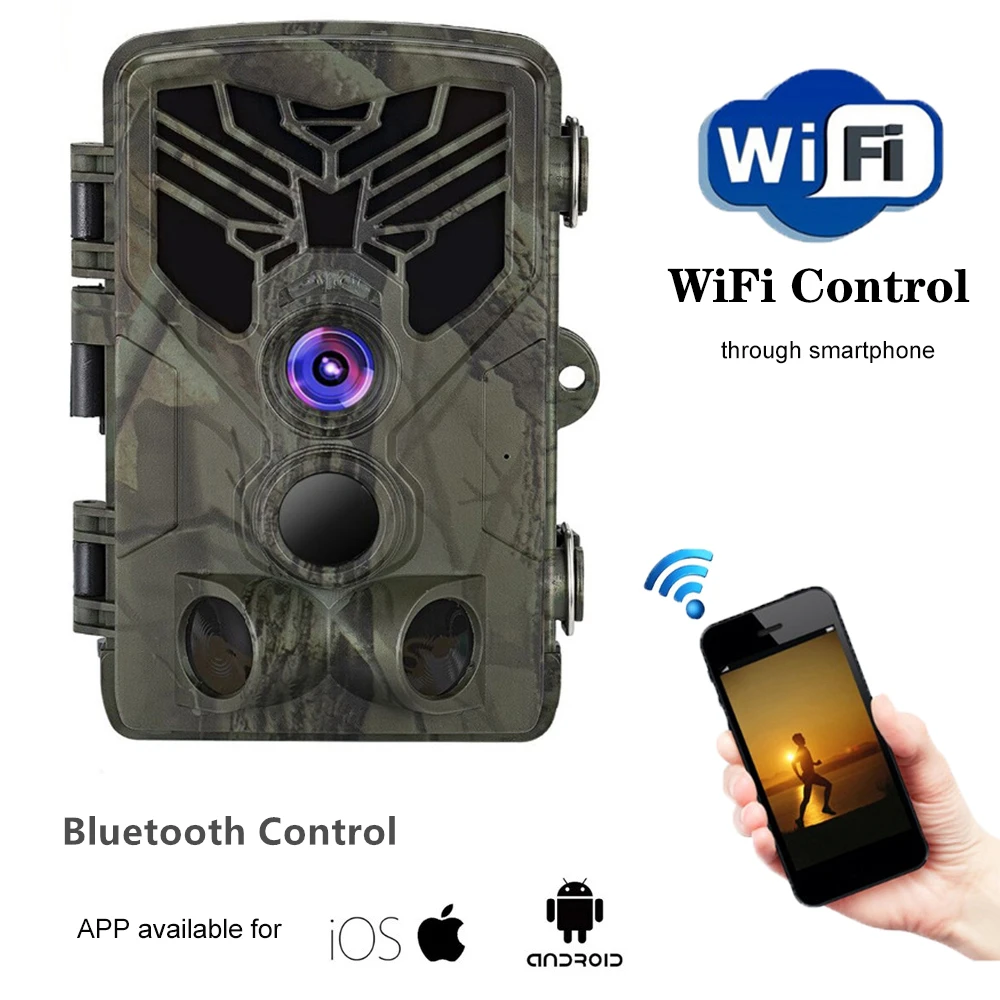 Wifi Trail Game Camera 20MP 1080P Wireless Hunting Camera 940nm IR LED