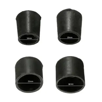 

8PCS Round Chair Leg Caps Covers For Home Protecting Table Chair Design Non-slip PVC Black 16/19/25/30mm Covers Hole Plugs
