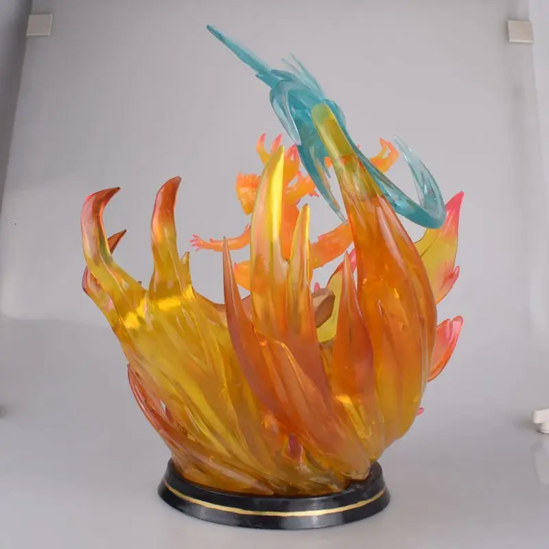 Изысканное качество аниме модель кьюби Наруто Shippuden GK рисунок спираль Shuriken Действие ПВХ 35 см Статуя Коллекционная игрушка