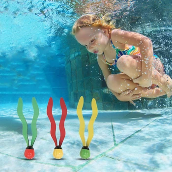 

3pcs/set Summer Water Sports Diving Toy Swimming Pool Children Kids Seaweed Toys Durable Safety Watering Elements
