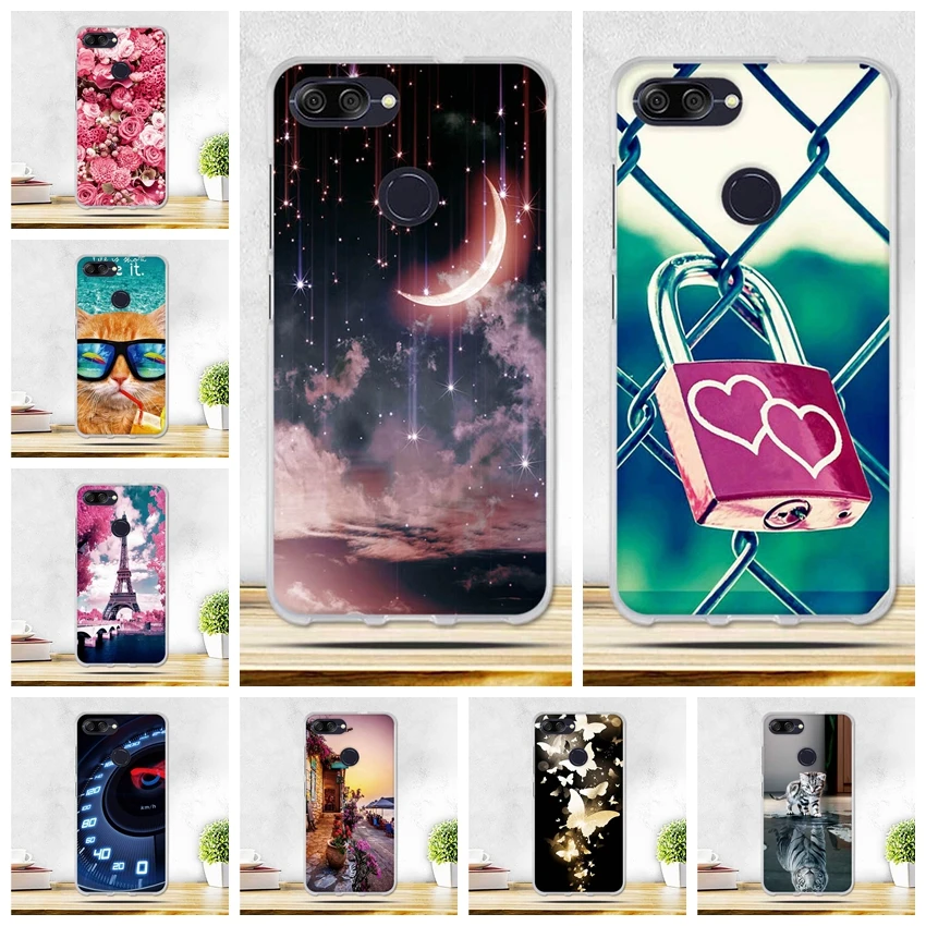 

For Asus Zenfone Max Plus M1 Case Soft Silicon Thin TPU Relief Back Cover For Asus Zenfone Max Plus M1 ZB570TL X018D Phone Cases