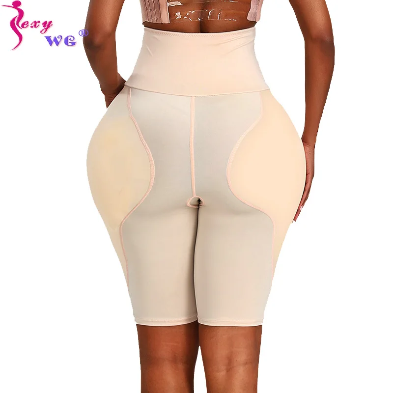 SEXYWG Plus Size Butt Lifter Body Shaper Control Panties Shapewear Shorts Paded Sexy Shapers Hip Enhancer Waist Trainer | Женская одежда