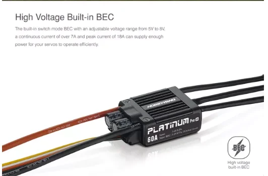 Hobbywing Platinum 60A V4 бесщеточный ESC для модели RC