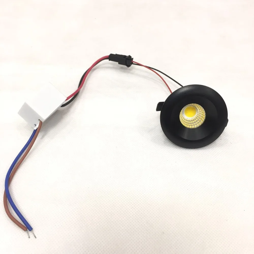 10 قطعة قابل للتعديل الملعب إضاءة الخزانات Led ضوء توفير الطاقة بقعة المنزل الذهب اللون النازل مصباح راحة صغيرة