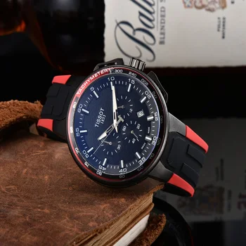 

Tissot- Luxury Brand quartz women Watches Quartz Watch Stainless Steel Strap wristwatch classic business dress men watch 331441