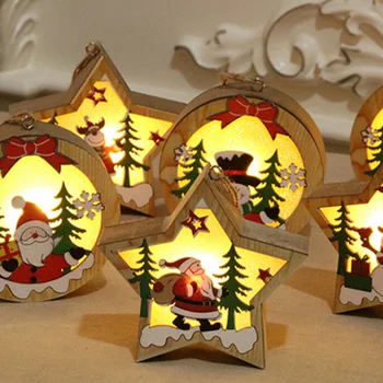 

LED Santa Claus Snowman Deer Decorative Lights Night Light Christmas Decorations For Home Bedroom Indoor Christmas Lights