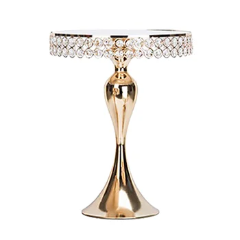 

Gold Mermaid Antique Metal Cake Stand Round Cupcake Stands Wedding Birthday Party Dessert Cupcake Pedestal Display Plate (8 Inch