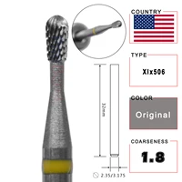 RolinStar Tungsten Carbide pear shape Nail Art Drill Bits Cuticle Milling Cutter Nail Files For Manicure Accessories Tools 2