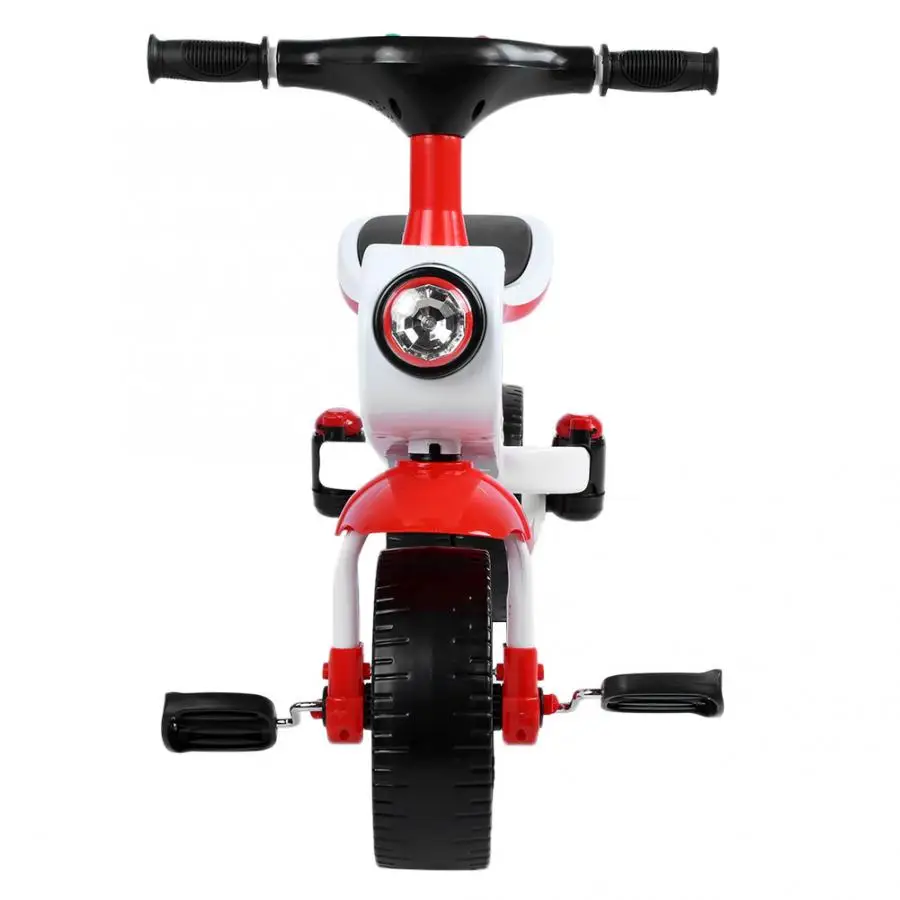 Top Kids Bike Bicycle Foldable Children Kid Three-Wheeled Bicycle Bike Tricycle for 2-6 Years Baby Red 3