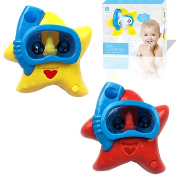 

Outdoor Bubble Starfish Baby Bath Toy Bubble Maker Swimming Bathtub Soap Machine Summer Toys for Children Water Toy Dropshipping