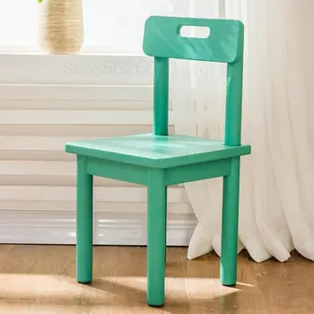 

The Nordic Chair Household Contracted Solid Wood Chair Learning Children Students Writing Desk Chair Chair