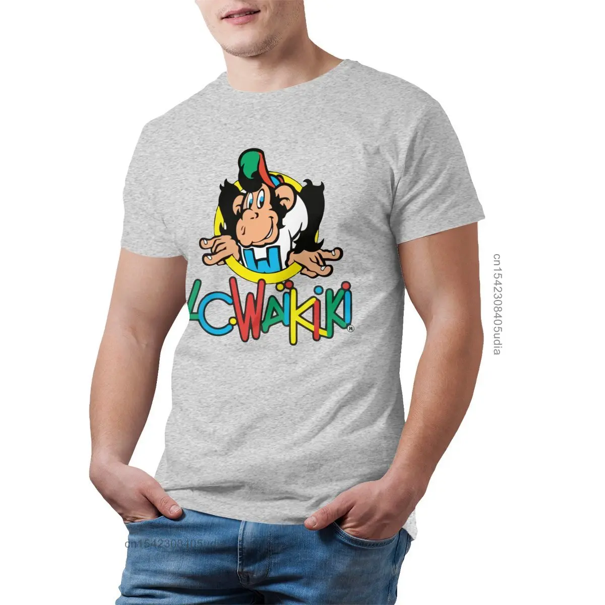 Offres Soldées LC Waikiki Maroc T-shirt MELANGE NOIR Femme