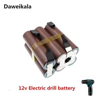 

12V 18650 hg2 6000mAh 20amps for 12.6v screwdriver battery weld soldering strip 3S 3S2P 12.6v battery pack (customize)