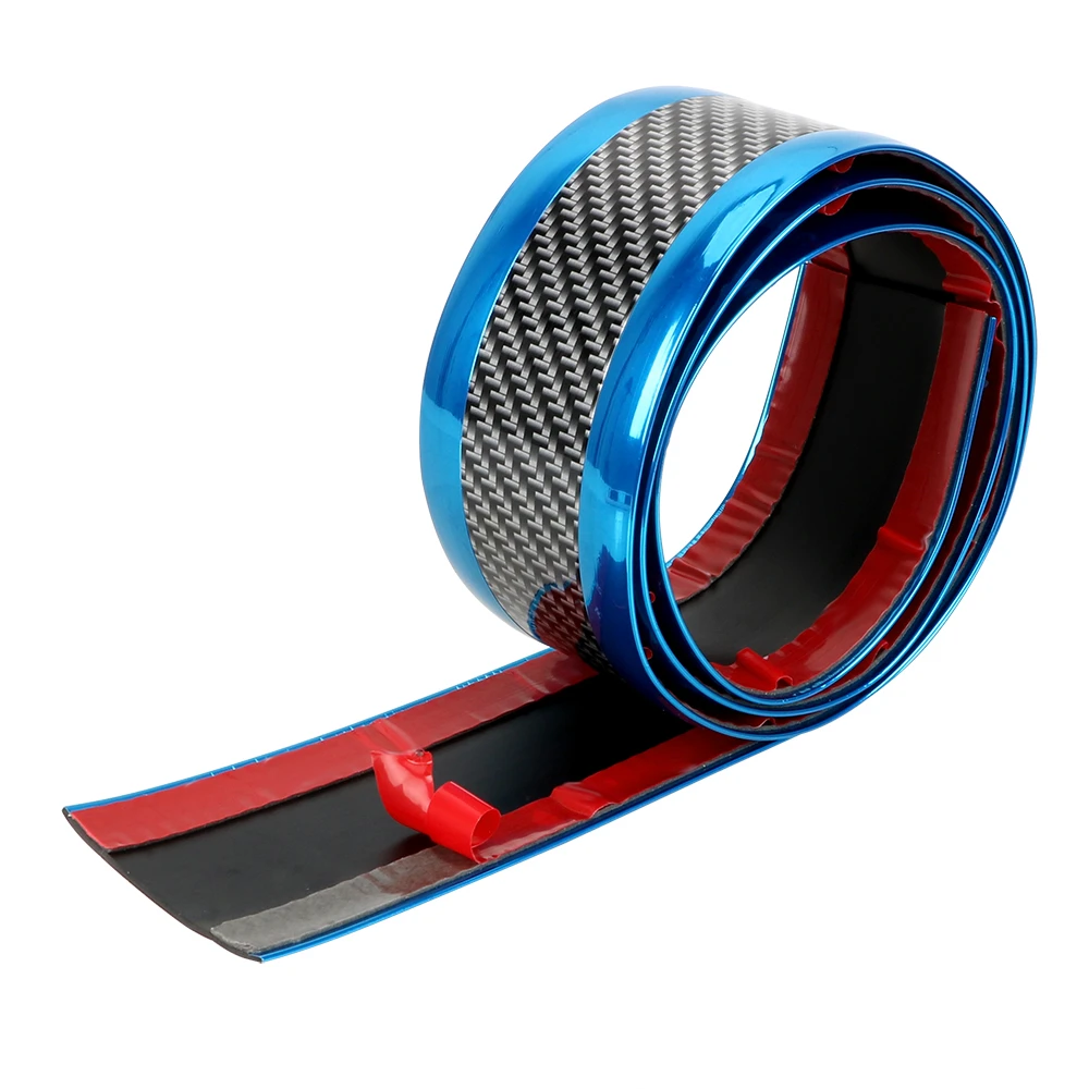 Car Stickers Protector Film Anti-Scratch Anti-Collision Carbon Fiber for Car Door Edge Bumper