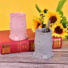 Косметическая коробка для хранения кистей для макияжа Настольный органайзер для макияжа лака для ногтей Косметический Держатель-стеллаж для ручек инструменты для макияжа