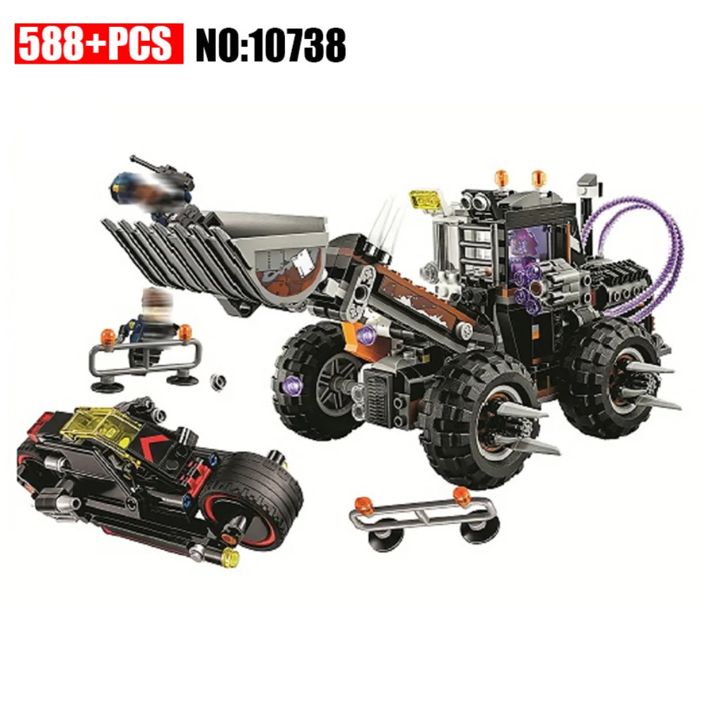 

70915 584pcs Batman Movie Series Two-face Double Demolition Model Building Blocks Bricks Education Toys Gift 10738