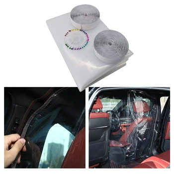

Car Taxi Isolation Film Plastic Anti-Fog Full Surround Protective Cover for Cab