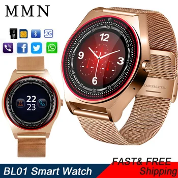 

Smart Watch BL01 Bluetooth SmartWatch Relogio Phone Call GSM SIM C Camera Information Display Sport Android Smart Watch