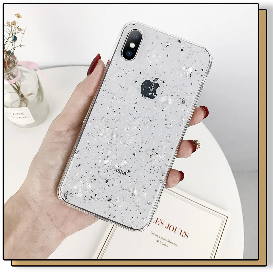 Lovebay Блестящий блестящий чехол для телефона для iPhone 11 Pro Max X XR Xs Max Мягкая Блестящая задняя крышка для iPhone 6 6s 7 8 Plus