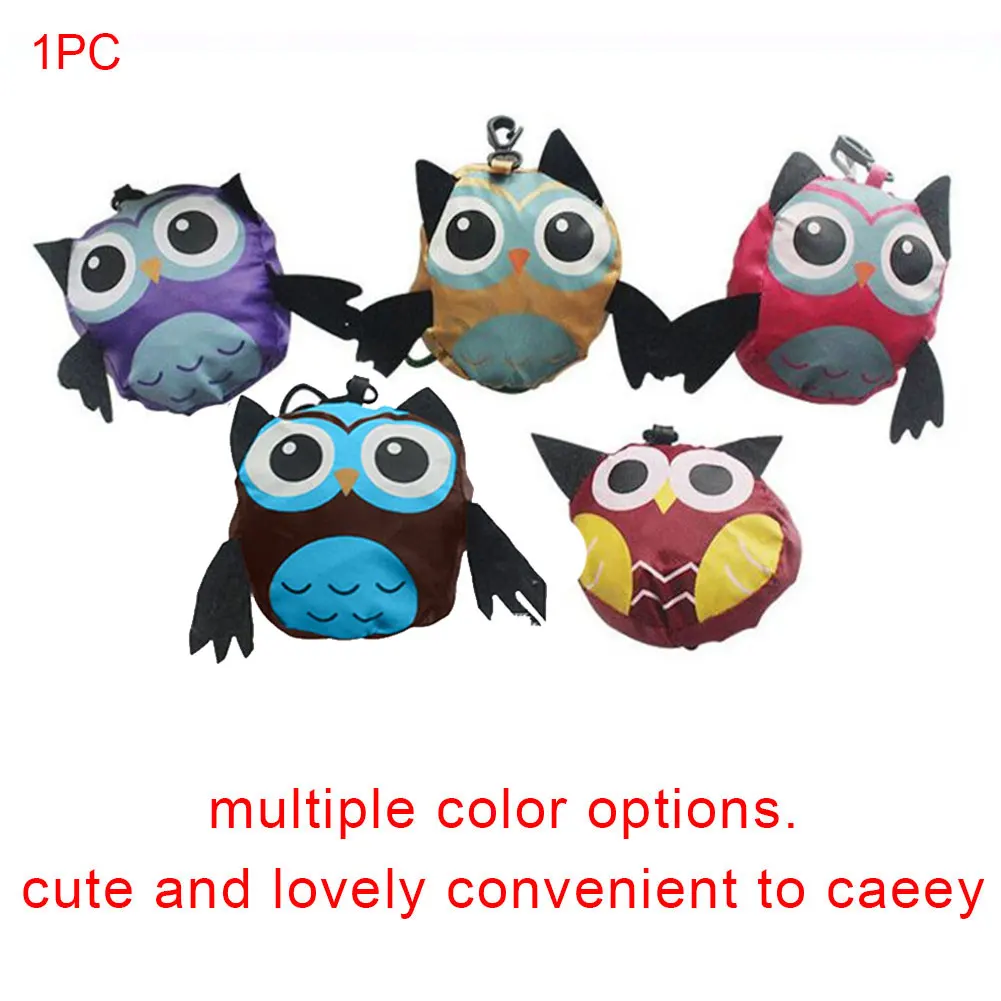 Handbag With Handle Folding Gift Travel Eco-friendly Reusable Cartoon Animal Ladies Food Easy Storage Tote Portable Shopping Bag