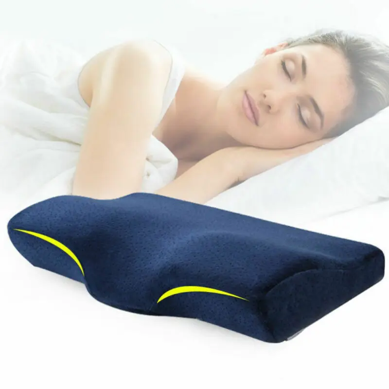 

Butterfly Shaped Contour Memory Foam Neck Pillow Orthopedic Pillow for Neck Shoulder Pain Slow Rebound Cervical Health Care Soft