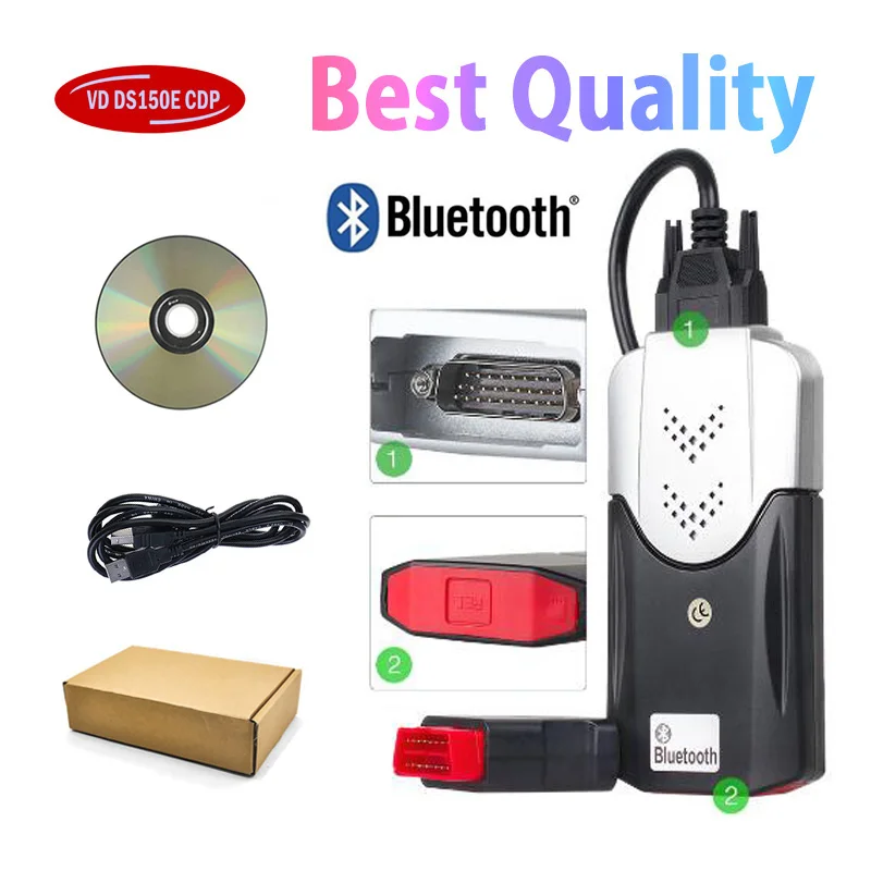 2018 R0 / 2017.R3 Новый генератор ключей новый Vci Vd Ds150e Cdp с Bluetooth для delicht Автомобильный