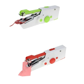 

Portable Mini Handheld Sewing Machines Stitch Sew Needlework Electric