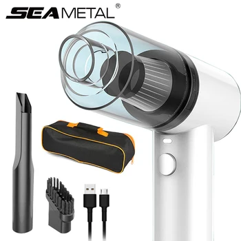 

12V Car Vacuum Cleaner 4500PA Auto Vacuum Cleaner Strong Suction Mini Handheld Vacuum-Cleaner Wired Wireless Cleaner Accessories