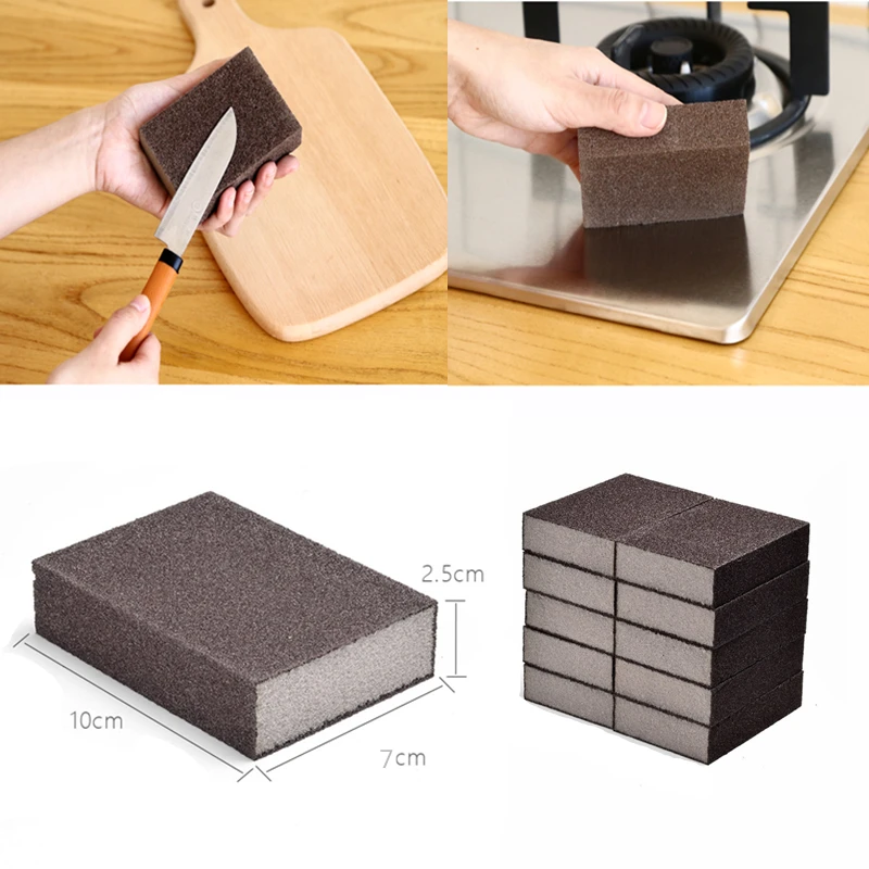 1/5PCS New Melamine Sponge Kitchen Nano Emery Magic Sponge Cleaner Rub Pot Except Rust Cleaning Sponge for Kitchen Bathroom 7Z