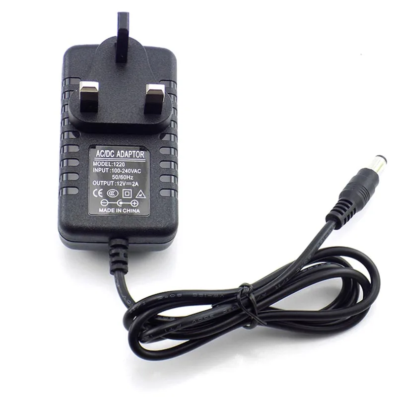 12V 2A 2000mA AC DC 5,5X2,5 мм Мощность адаптер Мощность поставить Зарядное устройство штекер 100-240 в EU/US/AU/UK зарядки для Светодиодные ленты лампы cctv O21