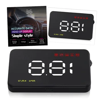 

HUD Digital Dashboard Overspeed Speedometer Alarm A1000 OBD2 Car Head Up Display