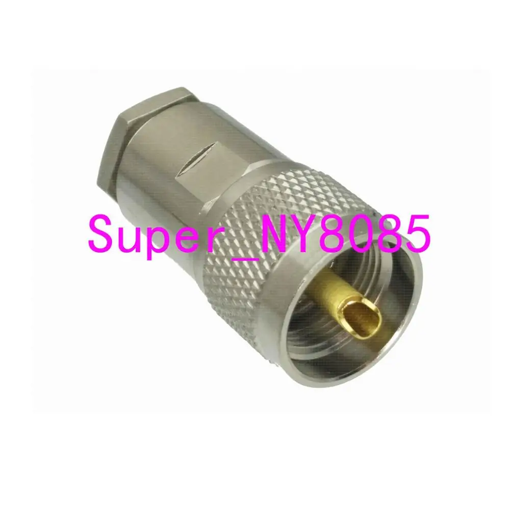 10pcs conector uhf macho plugue bracadeira pl259 01