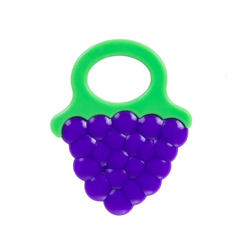 Baby Teethers Food Grade Silicone DIY Cartoon Fruit Baby Ring Necklace Teether Safe Cute Soft Infant Toddler Chew Teething Toys