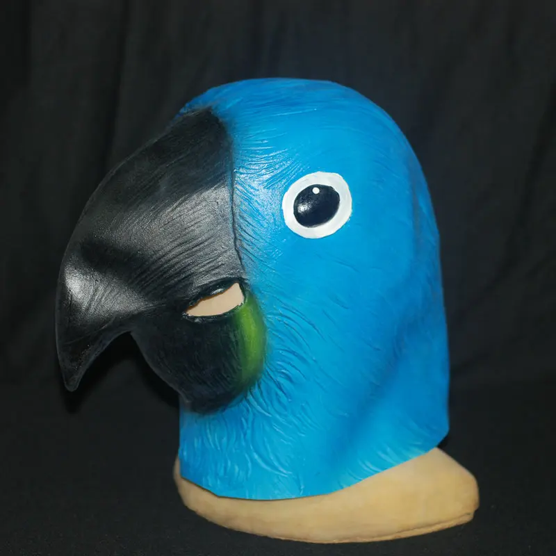 

Blue Parrot Natural Environmentally Friendly Latex Head Band Halloween Makeup Ball Drag Funny Animal Head Band