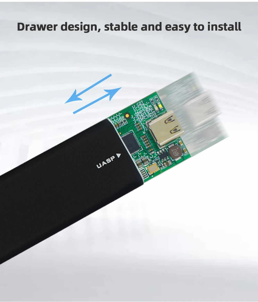 HDD чехол NGFF/M.2 к USB3.1 сплав Мобильный жесткий диск коробка передачи интерфейс type-C поддержка SATA протокол M.2 HDD корпус