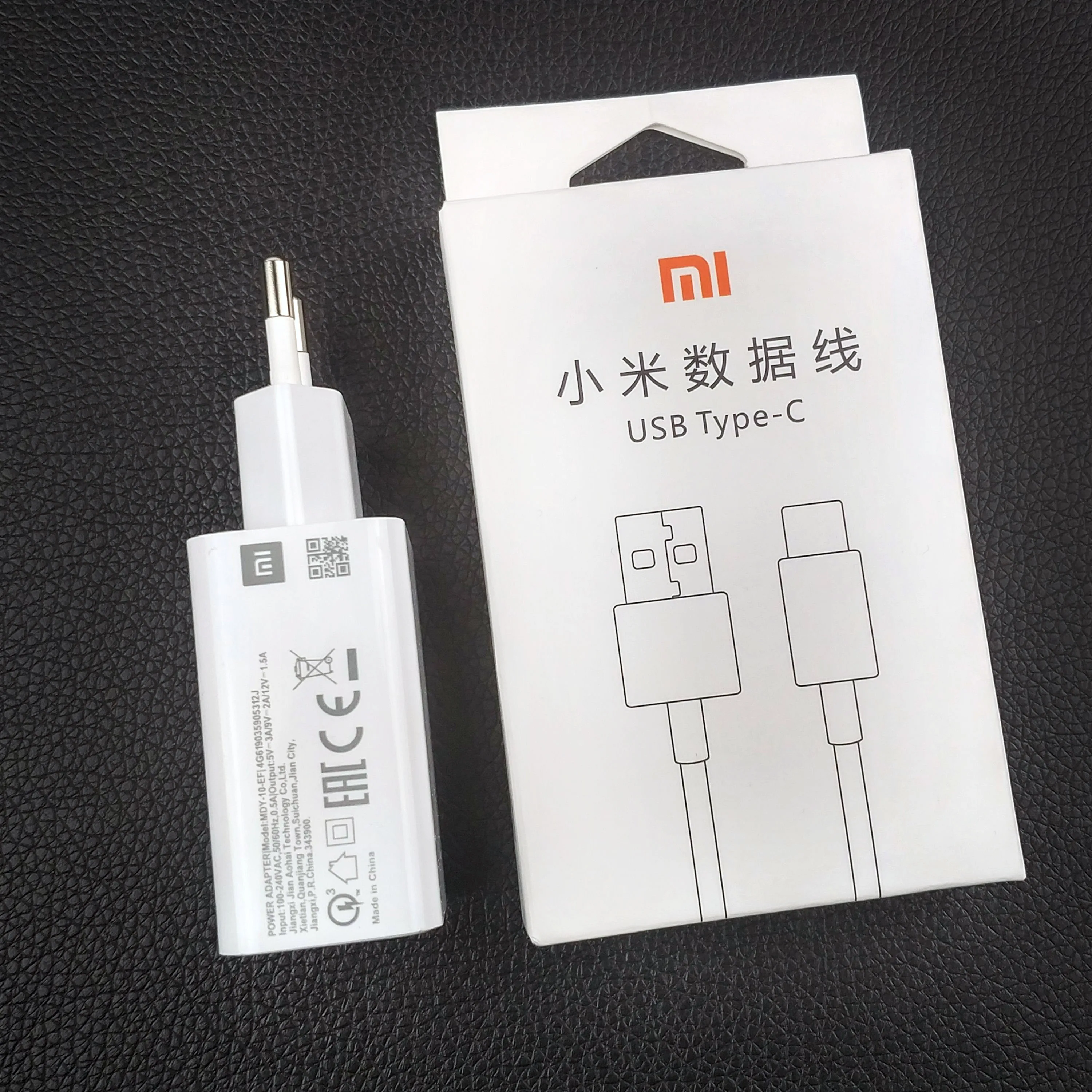 Xiaomi быстрое зарядное устройство, QC3.0, usb type-c кабель адаптер для путешествий для mi A3 A2 A1 mi x 3 2s Red mi 8 8a note 7 8 K20 pro