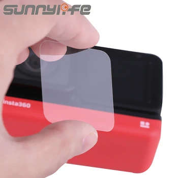 

Sunnylife 2 Set Camera Lens Screen Lens Protective Film HD Tempered Glass Film Lens Protector for Insta360 One R